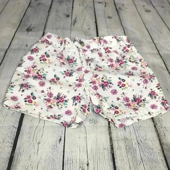 Wonder Nation Girl’s   Floral Print Shorts size 12 - Picture 1 of 7